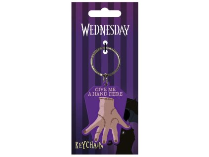Přívěsek na klíče Netflix | Wednesday: Pomoz mi