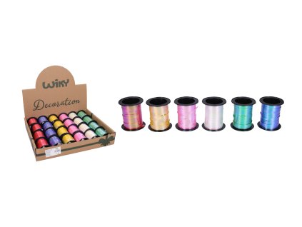 Stuha ozdobná pastelová 5mm x 10m