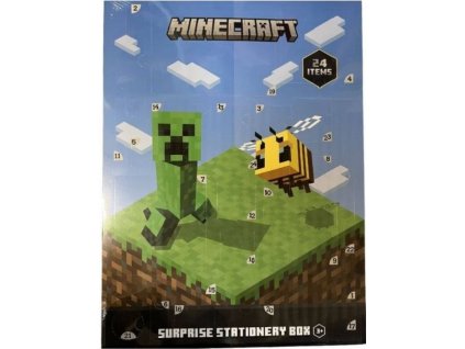 Adventní kalendář Minecraft: Ikony (32 x 43 x 4 cm)