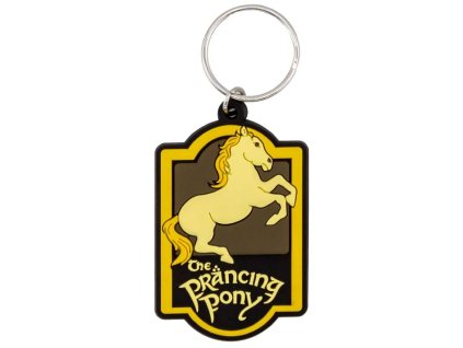 Přívěsek na klíče Lord Of The Rings | Pán prstenů: U Skákavého poníka (4 x 5,5 cm)
