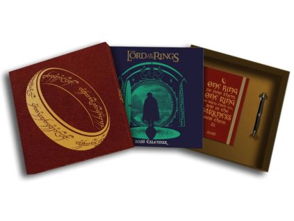 Oficiální dárkový set The Lord Of The Rings | Pán prstenů Kalendář - diář - propiska (31,4 x 31,4 x 4,1 cm)