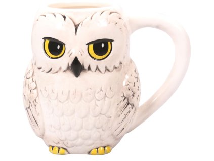3D keramický hrnek Harry Potter: Sova Hedwiga (objem 425 ml)