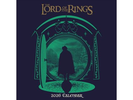 Oficiální nástěnný kalendář 2026 Lord of the Rings | Pán prstenů s plakátem (SQ 30,5 x 30,5 | 61 cm)