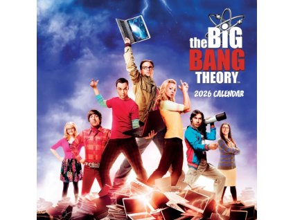 Oficiální nástěnný kalendář 2026: The Big Bang Theory | Teorie velkého třesku (30,5 x 30,5 | 61 cm)