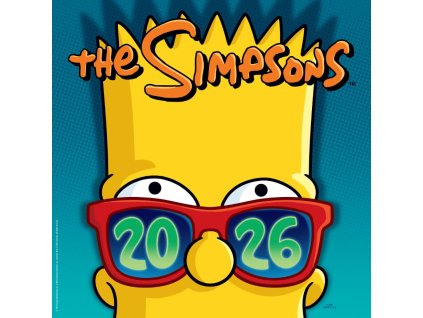 Oficiální nástěnný kalendář 2026: The Simpsons | Simpsonovi (SQ 30,5 x 30,5 | 61 cm)