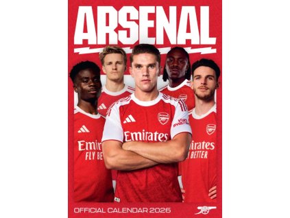 Oficiální nástěnný kalendář 2026: FC Arsenal (A3 29,7 x 42 cm)