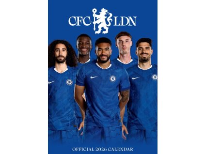 Oficiální nástěnný kalendář 2026: FC Chelsea (A3 29,7 x 42 cm)