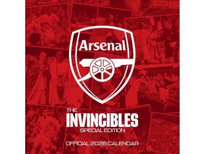 Oficiální nástěnný kalendář 2026 FC Arsenal: Legendy (30,5 x 30,5 | 61 cm)