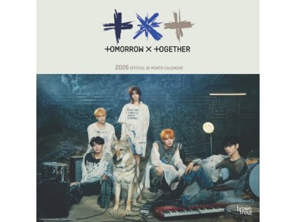 Oficiální sběratelský nástěnný kalendář 2026: TXT (30,5 x 30,5 cm | 61 cm)