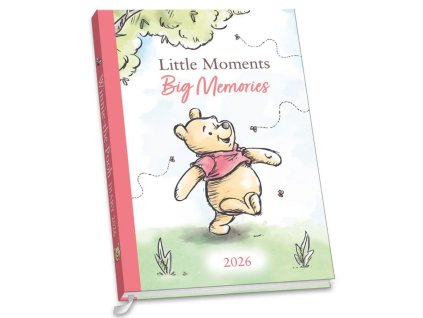 Diář 2026 Disney: Medvídek Pú (A5 15 x 21,5 x 1,5 cm)