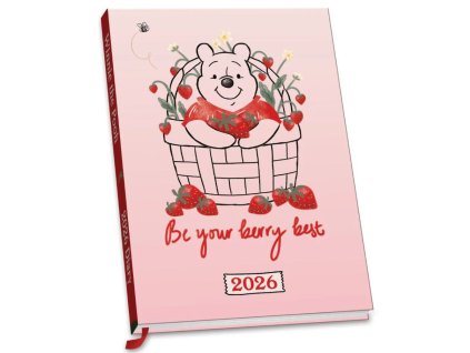 Diář 2026 Disney: Medvídek Pú (A5 15 x 21,5 x 1,5 cm)