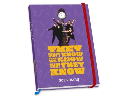 Diář 2026 Friends | Přátelé: Citáty (A5 15 x 21,5 x 1,5 cm)