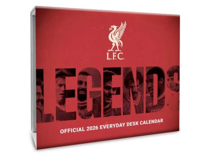 Oficiální stolní trhací kalendář 2026: FC Liverpool (15 x 13 x 4 cm)