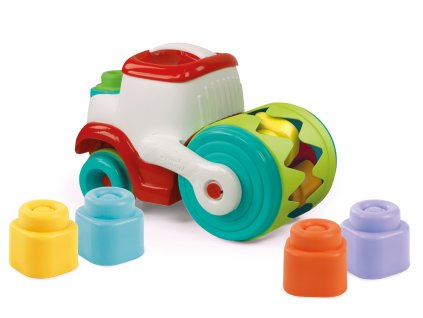 Clemmy baby - Stavební stroj, senzorický válec s měkkými kostkami