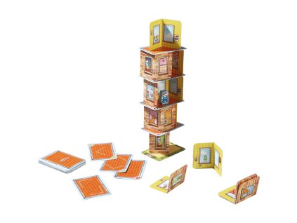 Haba Společenská hra pro děti Rhino Hero CZ verze