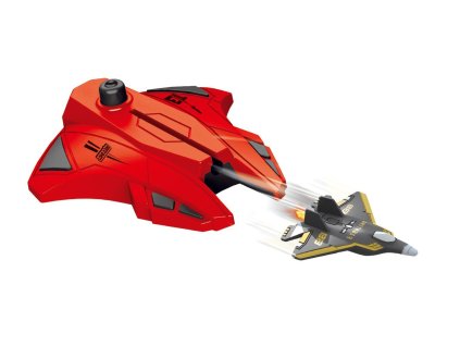 Letadlo stíhačka s vystřelovacím hangárem set 3 ks