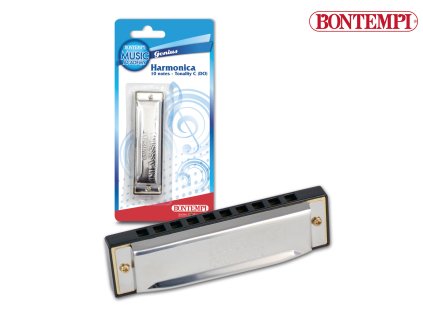 Bontempi Kovová harmonika foukací 10x2x3 cm