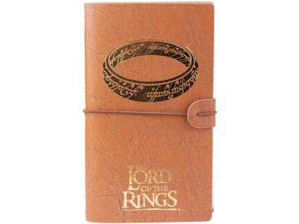 Cestovní a pracovní poznámkový blok The Lord of the Rings | Pán prstenů: Prsten (19,5 x 12 cm)
