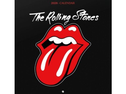 Oficiální nástěnný kalendář 2026 s plakátem: The Rolling Stones (SQ 30 x 30 | 60 cm)