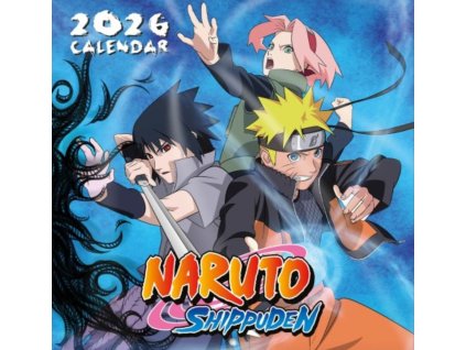 Oficiální nástěnný kalendář 2026 s plakátem Naruto (30 x 30 | 60 cm)