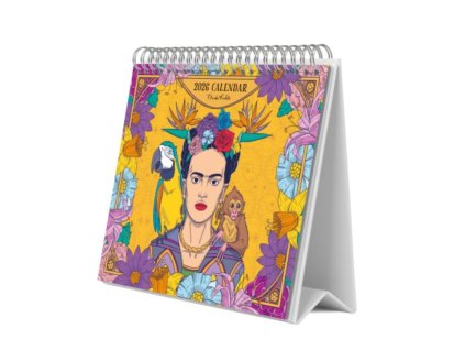 Stolní kalendář 2026: Frida Kahlo (20 x 17 cm)