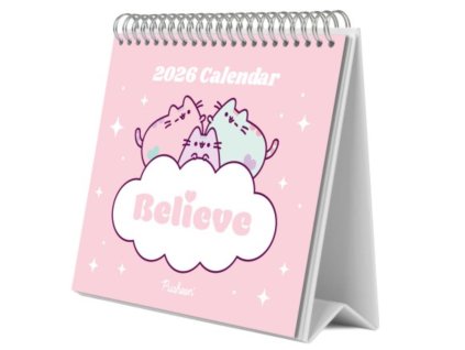 Oficiální stolní kalendář 2026: Pusheen (20 x 17 cm)