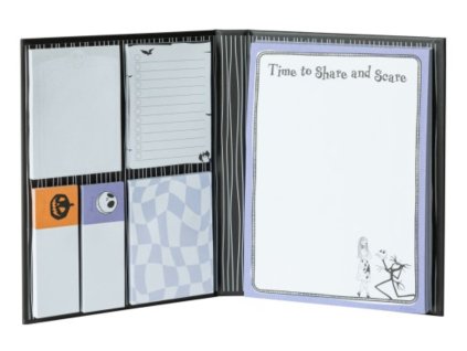 Poznámkový blok A6 s lepícími štítky Disney | The Nightmare before Christmas | Ukradené Vánoce: Jack Skellington (11 x 15,5 cm)