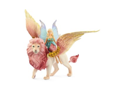 Elfí víla na okřídleném lvovi