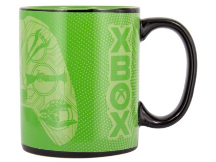 Černý proměňovací keramický hrnek XBox: Official Gear (objem 300 ml)