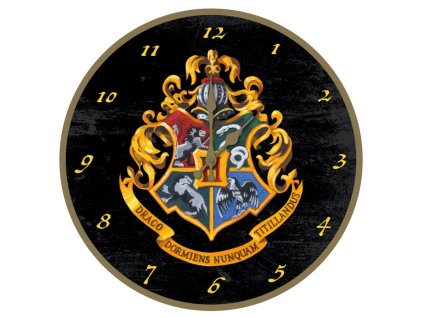 Nástěnné hodiny Harry Potter: Bradavický zank (průměr 25 cm)