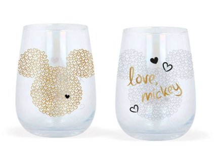 Sklenice Disney: Mickey Mouse set 2 kusy (objem 510 ml)