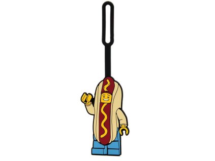 LEGO Iconic Jmenovka na zavazadlo - Hot Dog