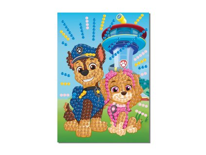 Kreativní set diamantové malování Paw Patrol 18x12,5 cm