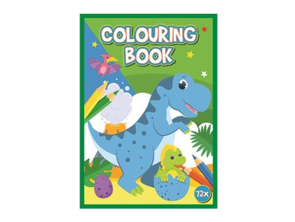 Kniha omalovánek 72 stran A4 Dinosauři