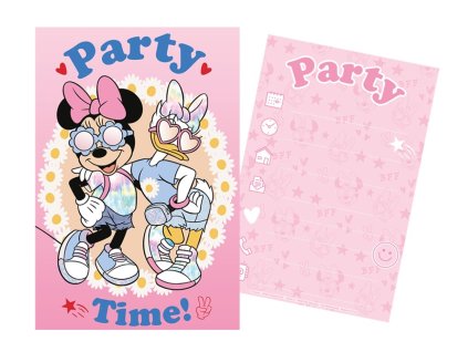 Sada párty 5 pozvánek + 5 obálek Minnie