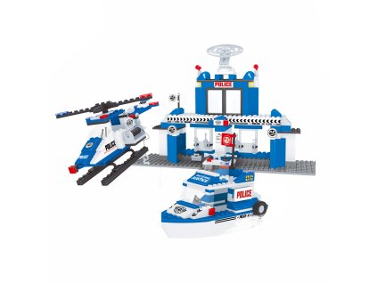 Kompatibilní stavebnice BLOXO policie stanice 370 ks