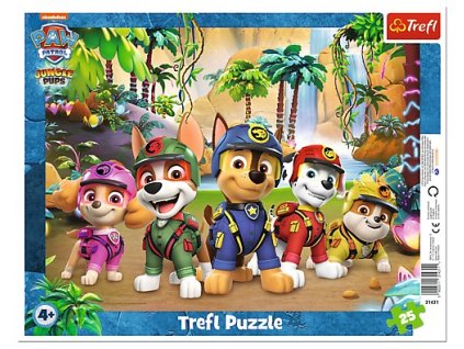 Trefl Puzzle vkládací 25 - Paw Patrol