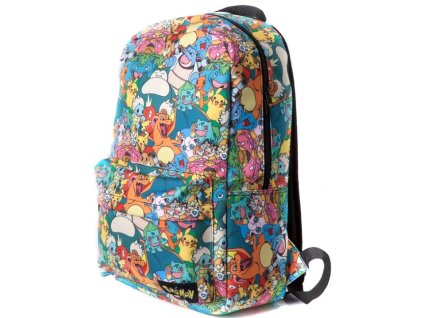 Batoh Pokémon: Characters (objem 21 litrů | 46 x 30 x 15 cm) celopotisk polyester