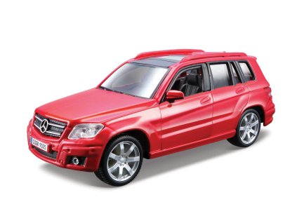 Bburago - Auta HOBBY, Mercedes-Benz GLK-Class, červená, 1:32