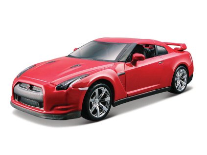 Bburago - Auta HOBBY, 2009 Nissan GT-R (R35), červená, 1:32