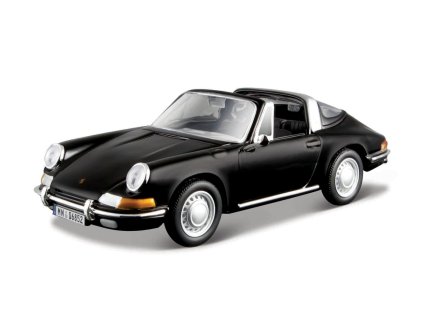 Bburago - Auta HOBBY, Porsche 911 (1967), černá, 1:32