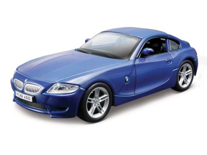 Bburago - Auta HOBBY, BMW Z4 M Coupe, modrá metalíza, 1:32