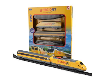 Vlak RegioJet se zvukem a světlem