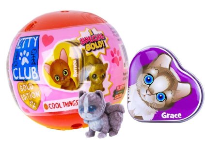 Figurka kočičky v kapsli/kouli