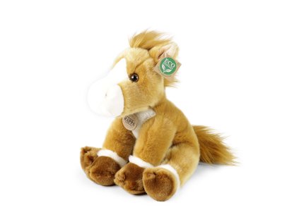 Plyšový kůň sedící 30 cm ECO FRIENDLY