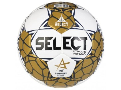 Házenkářský míč Select HB Ultimate Replica EHF Champions League bílo zlatá