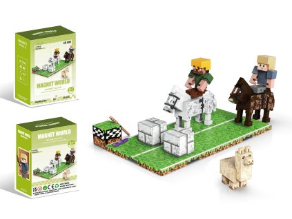 Stavebnice Magnet World Horse riding