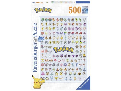 Prvních 151 Pokémonů 500 dílků
