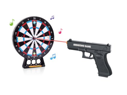 Pistole laserová s terčem 20 cm