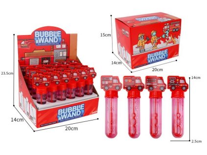 Bublifuk hasičské auto 14 cm